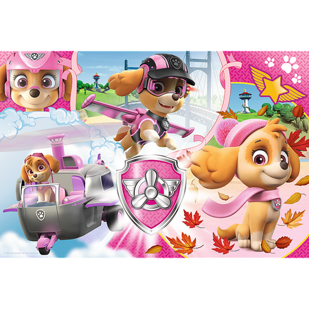 Trefl Puzzle 100 Paw Patrol Skye in Aktion
