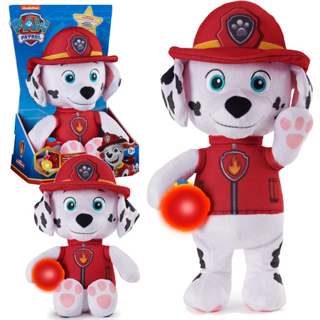 Paw Patrol Marshall sprechendes Maskottchen mit Taschenlampe Nachtlicht 29cm