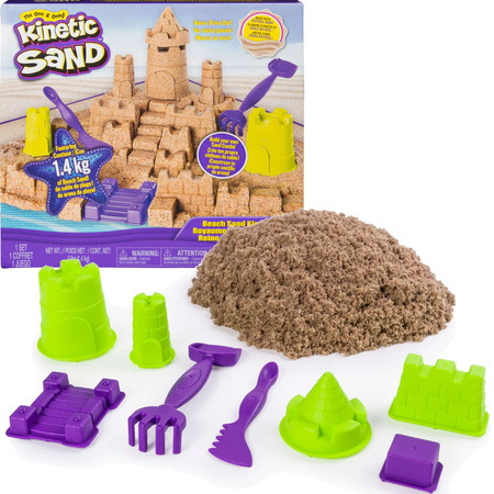 Kinetic Sand Strand Burg Set Kinetische Sandstrandburg