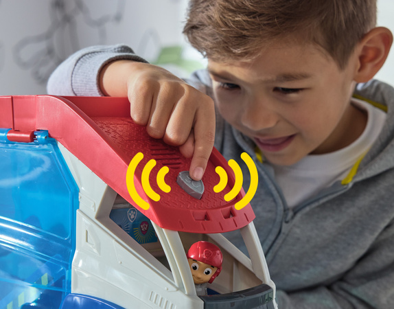 Psi Patrol Big Patroller Launch and Rescue Truck + Quad und Ryder bewegliche Figur