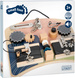 Schlösser und Knöpfe für das Small Foot Activity Board