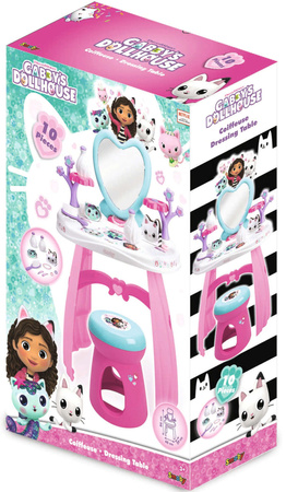 Gabi Cat House Large Toilette mit Spiegel und Hocker + 10 Zubehör Schönheitssalon