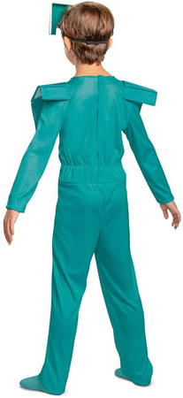 Minecraft Faschingskostüm Diamant-Rüstung 127-136 cm 7-8 Jahre alt