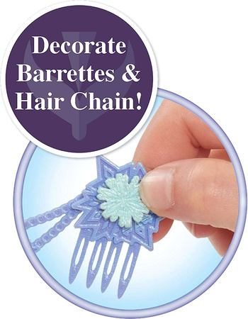 Deluxe Princess Disney großen Kopf Styling und Kämmen Puppe Elsa Die Eiskönigin +Zubehör