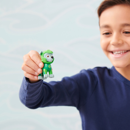 Paw Patrol Aqua Pups kleines Figurenset Rocky und der Sägefisch Sägefisch mit beweglichem Kopf