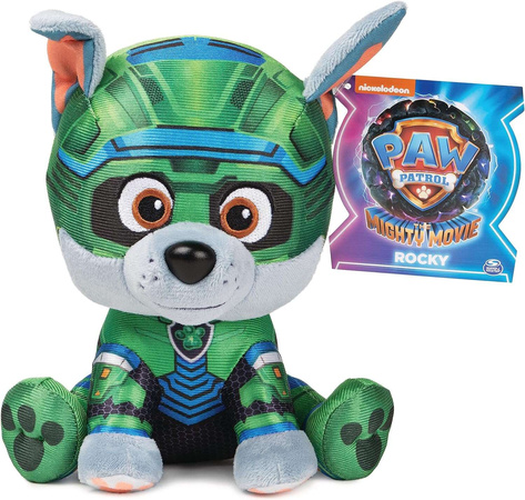 Paw Patrol The Movie 2 Maskottchen Rocky weiches Kuscheltier 17 cm