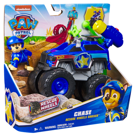 Paw Patrol Rescue Wheels blau Geländewagen mit Chase Figur 6cm