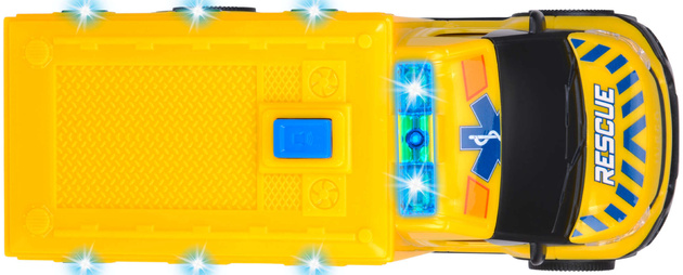 Rettungswagen Interaktiver Krankenwagen + Zubehör Licht Sound