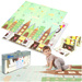 HUMBI Kinder Baby Spielmatte Krabbelmatte XPE Schaumstoff Doppelseitig Bildung