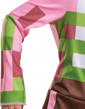 Minecraft Halloween Kostüm, Zombie Schweinemann Karnevalskostüm 137-149 cm (10-12 Jahre)