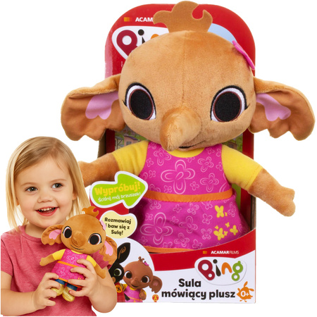 Bing Plüschmaskottchen Sula spricht Polnisch 23 cm