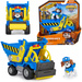 Paw Patrol Rubble und seine Crew Rubble&Crew Wheeler Baufahrzeug Blauer Kipplaster mit Figur 6cm