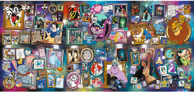 Puzzle Trefl 9000 Elemente The Greatest Disney Collection UFT + Poster