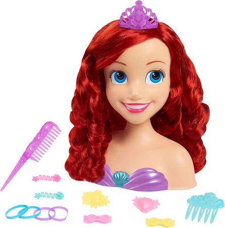 Haarstyling Kopf Puppe Disney Prinzessin Kleine Meerjungfrau Ariel Ariel Friseur + Zubehör