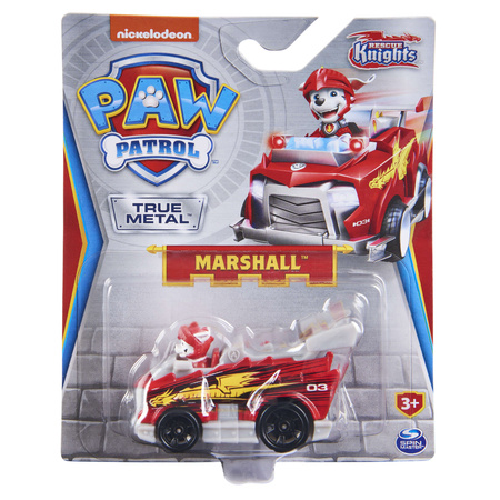 Paw Patrol Rescue Knights Marshall Cars mit Figur 8cm